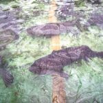 石斑上岸与巴浪翻身