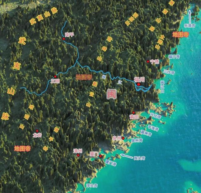 福建为什么简称闽，又为什么称为八闽？