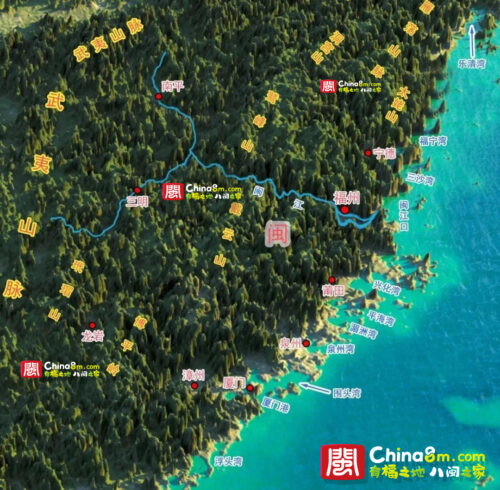 福建，为什么叫八闽大地，九市八闽，文化深似海，等你来探秘
