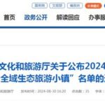 18个！福建全域生态旅游小镇名单出炉