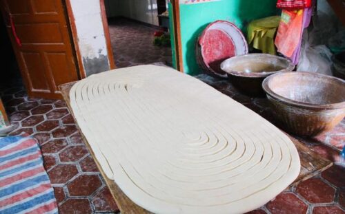 平日每天吃的妈祖手工面，一文介绍详细制作过程