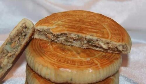 福建福安的中秋饼，味道香酥，是福安人中秋的老味道！