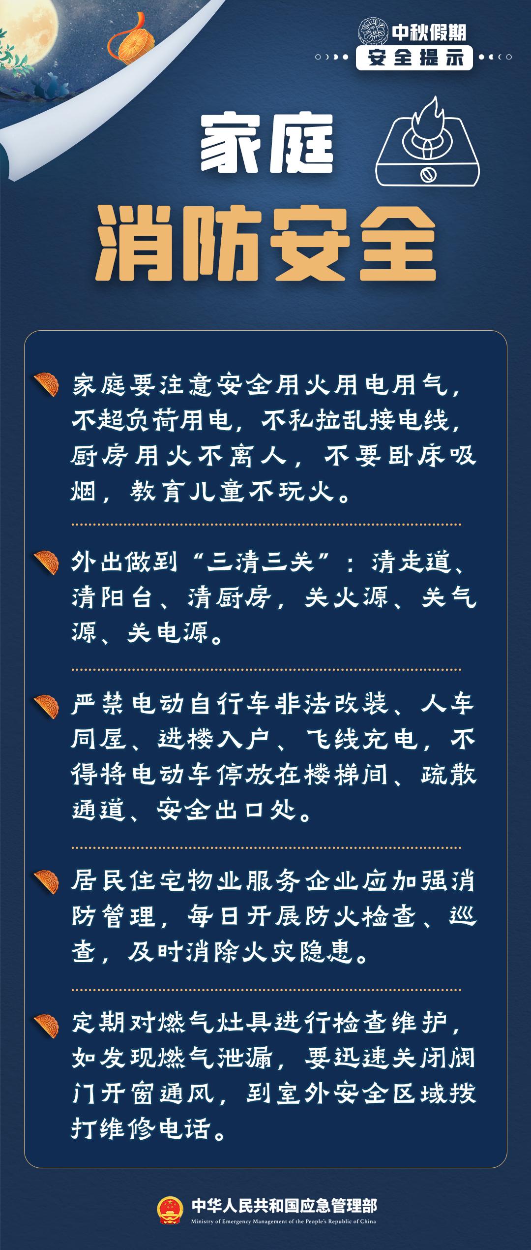 【安全提示】平安过节！这份中秋假期安全提示，请查收