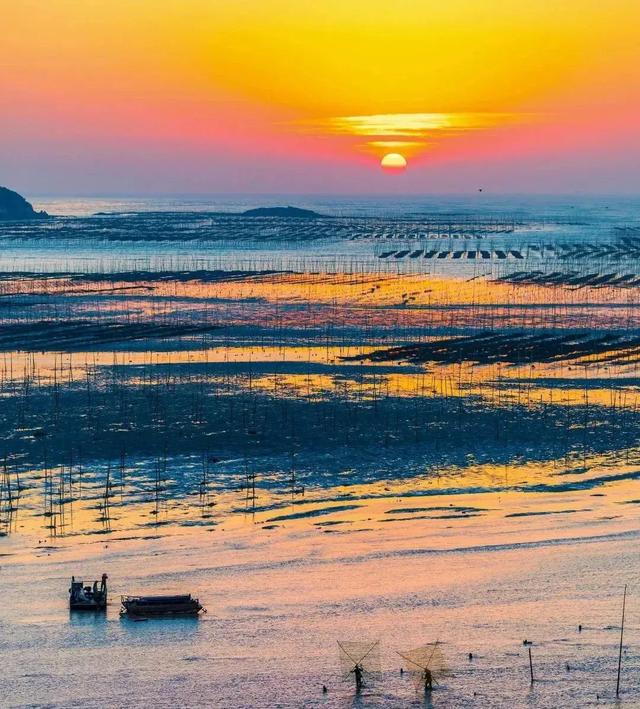 中国最美夕阳观赏地”霞浦”,晚霞下美景,令人沉醉!