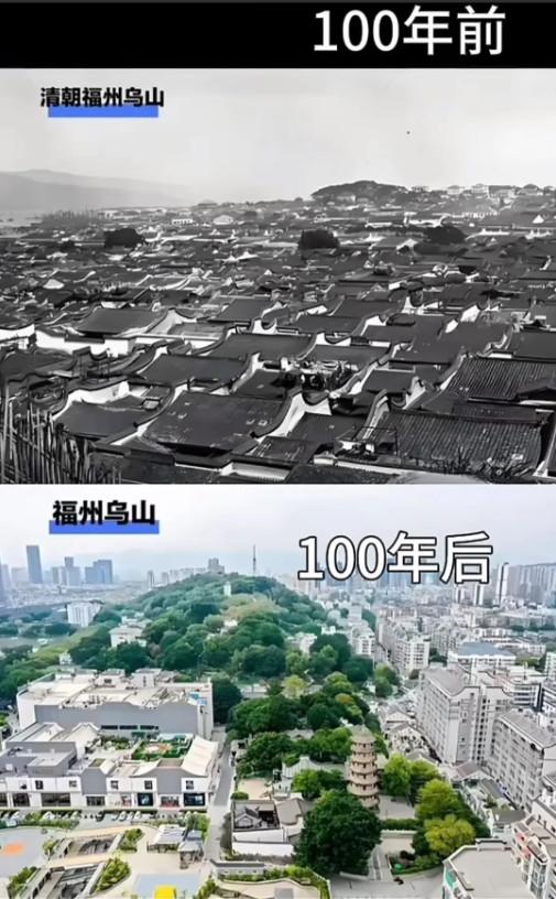 140年前福州是这样!金山寺真漂亮,中亭街好狭窄
