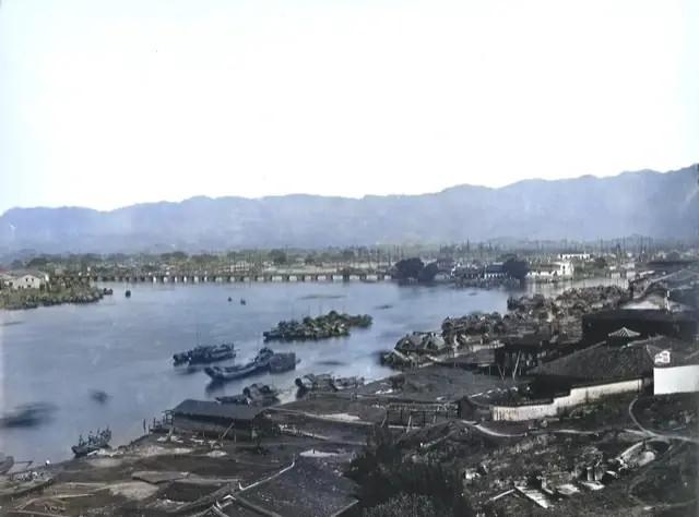 140年前福州是这样!金山寺真漂亮,中亭街好狭窄