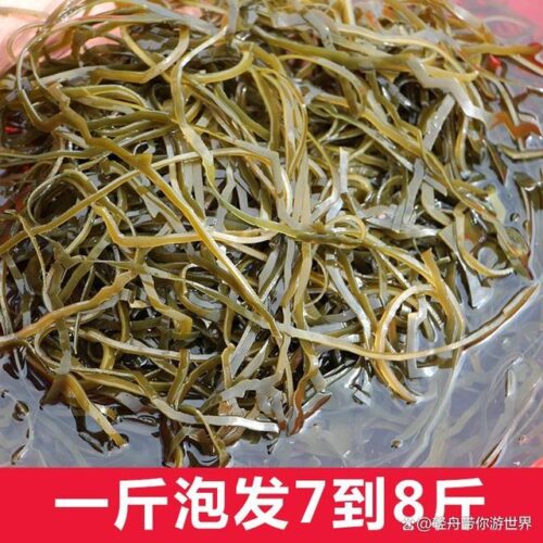 高品质5斤无沙海带丝：福建霞浦干海带丝的美味之选