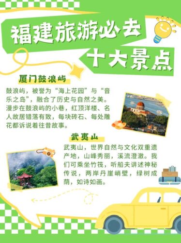福建旅游必去十大景点