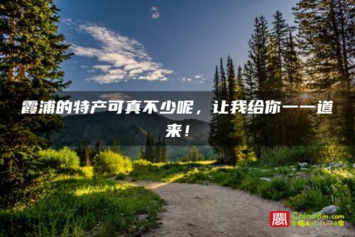 霞浦的特产可真不少呢，让我给你一一道来！