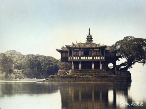 1877年福建永福河，方广岩寺，玉女峰，建阳县等名胜风景