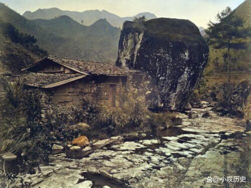 1877年福建永福河，方广岩寺，玉女峰，建阳县等名胜风景