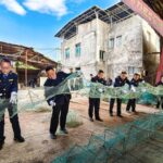 福州市集中销毁一批涉渔“三无”船舶及违规渔具