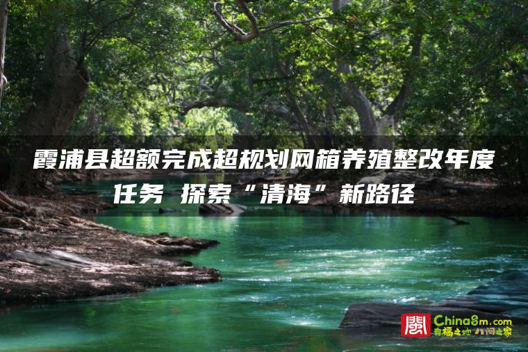 霞浦县超额完成超规划网箱养殖整改年度任务 探索“清海”新路径