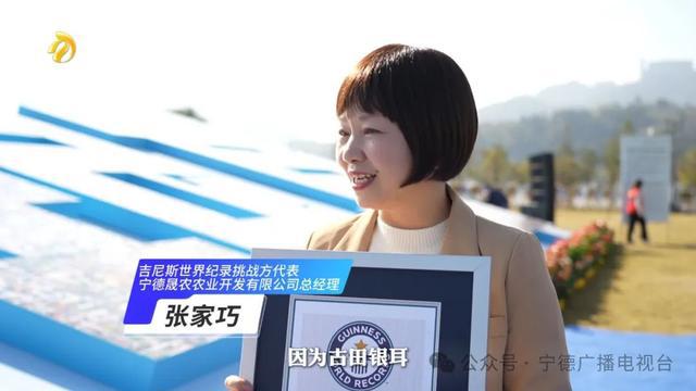一项新的吉尼斯世界纪录在古田诞生