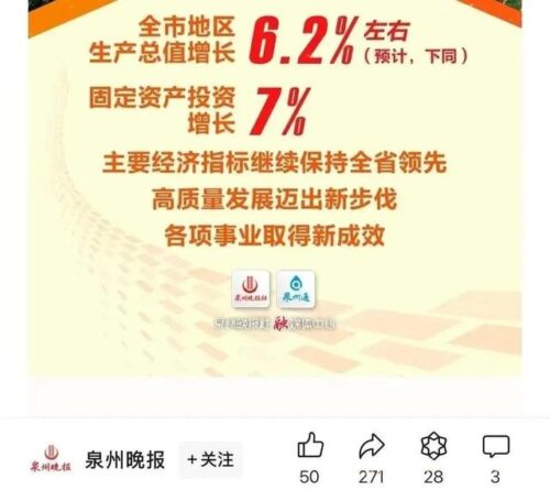 泉州2024年经济增速领先福州，万亿名城再攀新高！