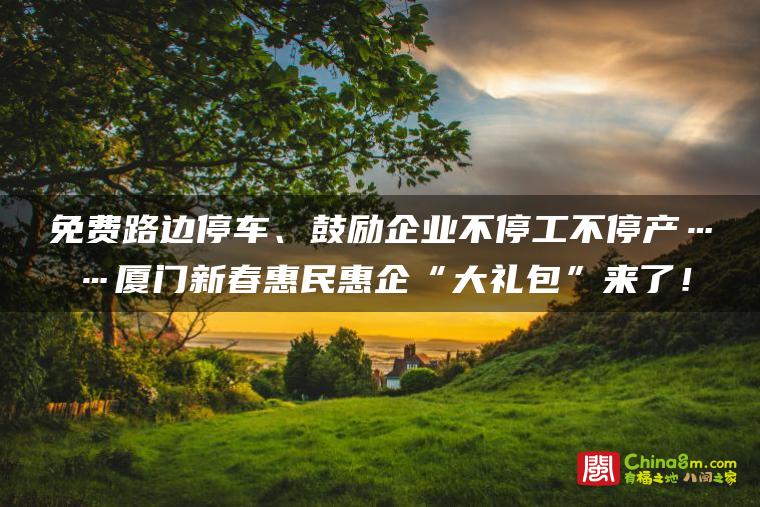 免费路边停车、鼓励企业不停工不停产……厦门新春惠民惠企“大礼包”来了!