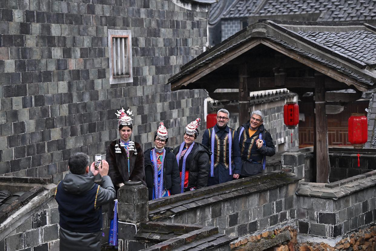 福建霞浦:意大利客人体验畲乡风情