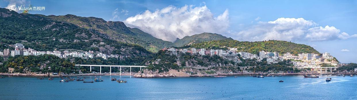 夕阳余晖下的绝美渔村蔚蓝海湾与落日熔金景色让人震撼东壁村