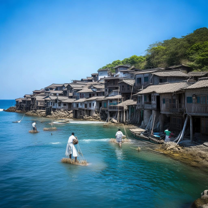 三沙镇:碧海蓝天间的渔家风情