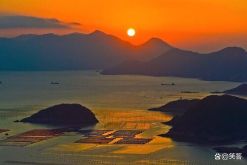 花竹，最美的海上日出地